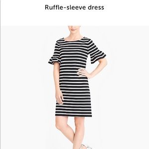 Adorable jcrew stripped dress.